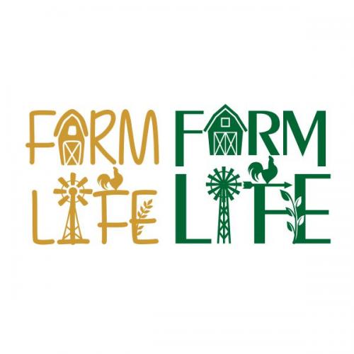 Farm Life SVG Cuttable Design