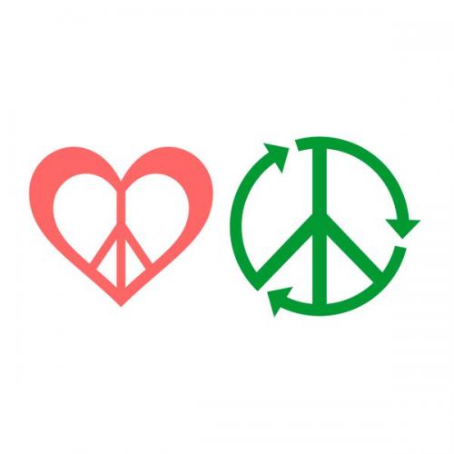 Peace Sign SVG Cuttable Design