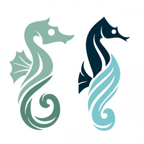 Seahorse SVG Cuttable Design