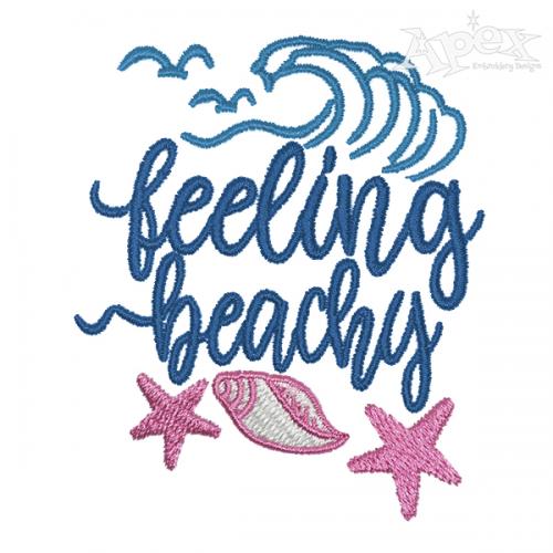 Feeling Beachy Embroidery Design