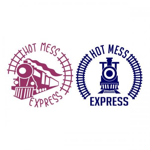 Hot Mess Express SVG Cuttable Design