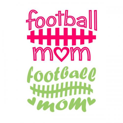 Football Mom SVG Cuttable Design