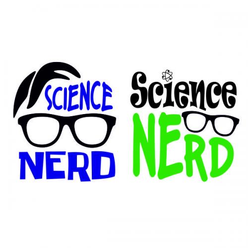 Science Nerd SVG Cuttable Design