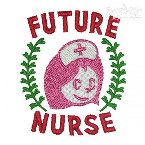 Future Nurse Embroidery Design