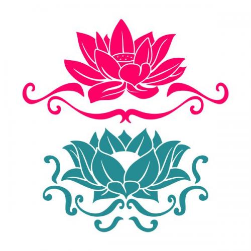 LOTUS DESIGNS PFD 訳あり LOTUS DESIGNS PFD 訳あり Lotus Flower Vector Image - SVG DXF