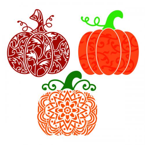 Mandala Pumpkin SVG Cuttable Design