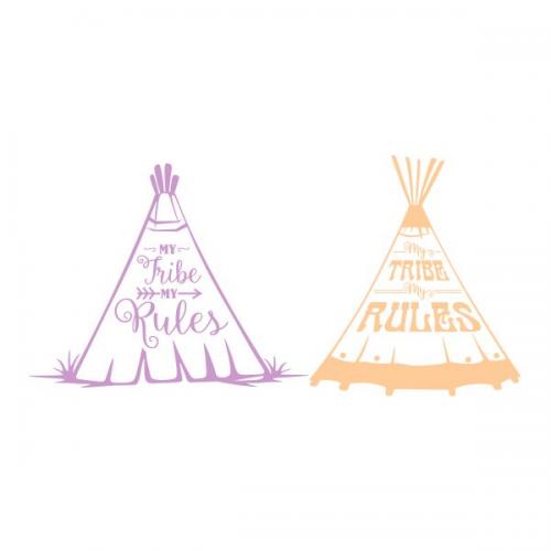 My Tribe My Rules SVG Cuttable Design