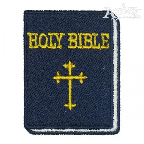 Holy Bible Embroidery Design