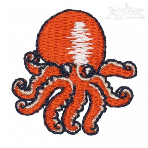 Octopus Embroidery Design