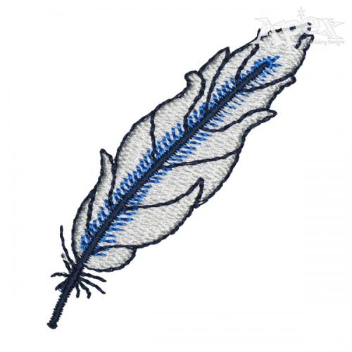 Feather Embroidery Design