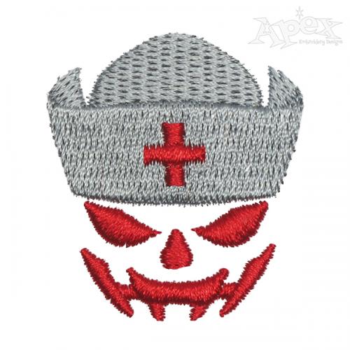 Halloween Jack Nurse Embroidery Design