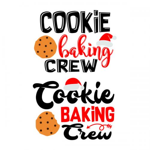 Cookie Baking Crew SVG Cuttable Design