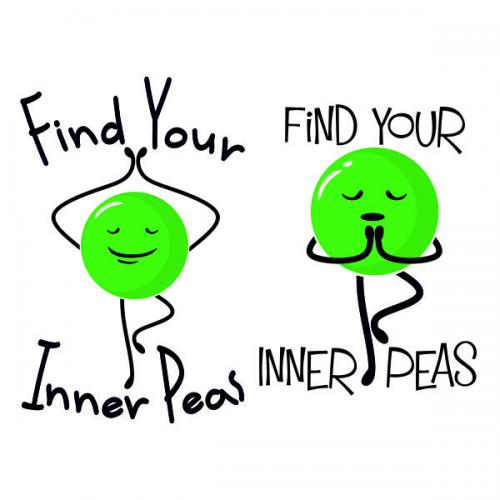 Find Your Inner Peas SVG Cuttable Design