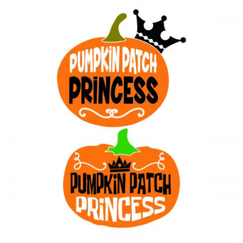 Pumpkin Patch Princess SVG Cuttable Design