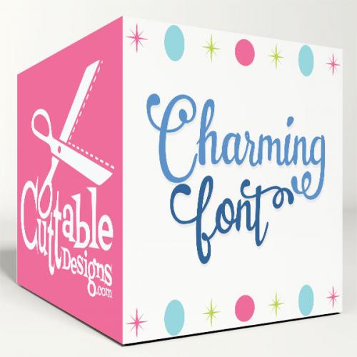 Charming SVG Cuttable Font