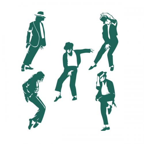 Michael Jackson Dance SVG Cuttable Design