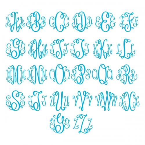 Suzanne Curlz Monogram TrueType Font