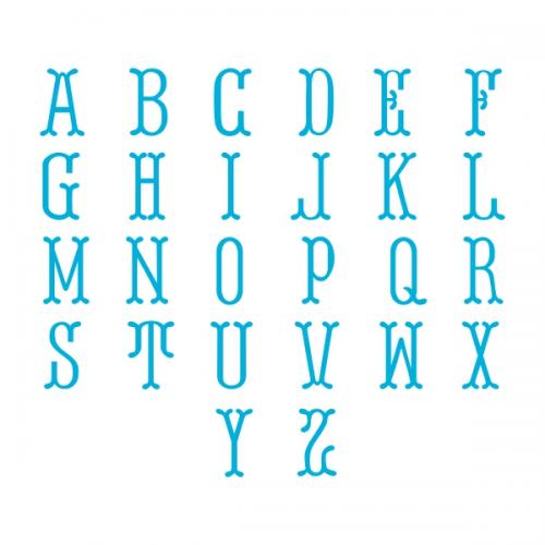 Round Circle Fishtail Monogram TrueType Font