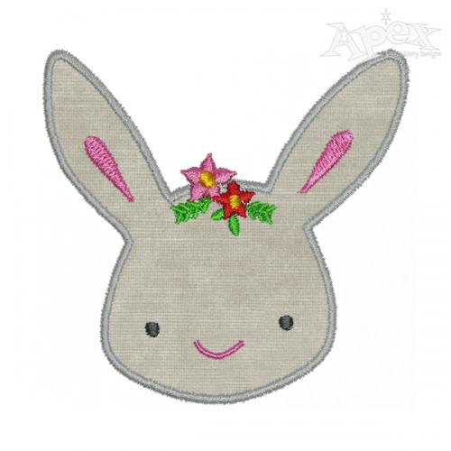 Bunny Applique Embroidery Design