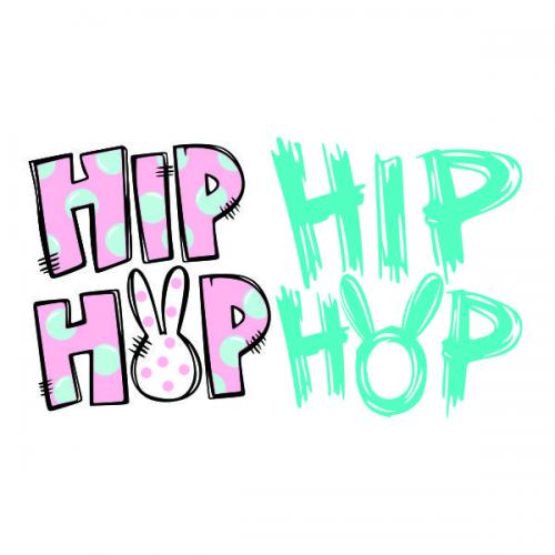 Hip Hop Bunny SVG Cuttable Design