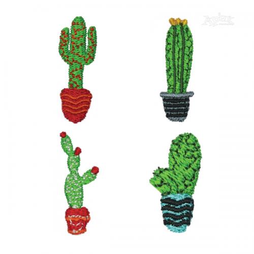Cactus Pack Embroidery Design