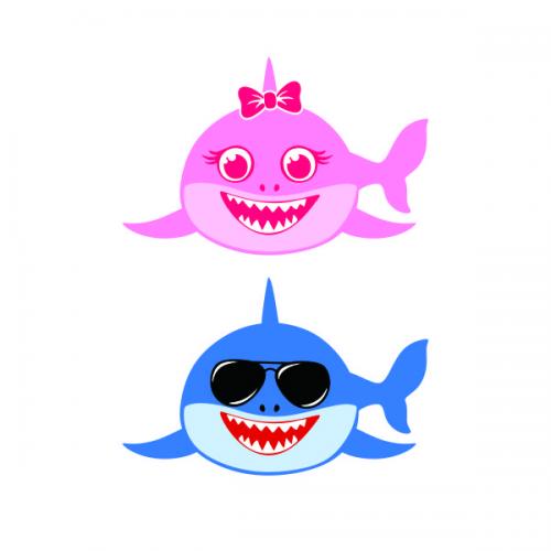Baby Shark SVG Cuttable Design
