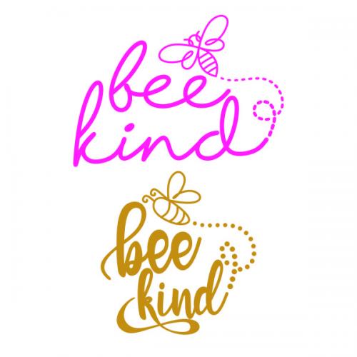 Bee Kind SVG Cuttable Design