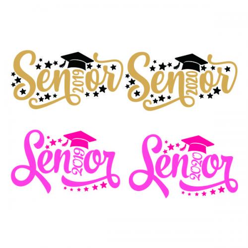 Senior Graduation 2019 2020 SVG Cuttable Design