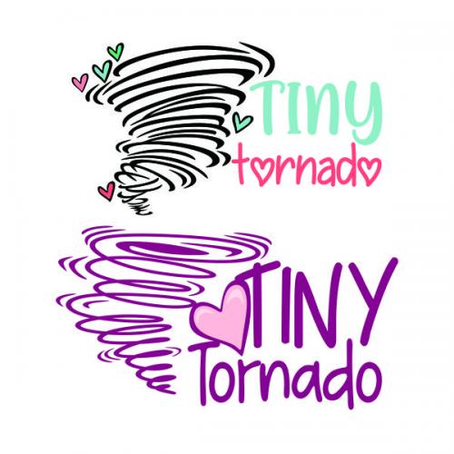 Tiny Tornado SVG Cuttable Design