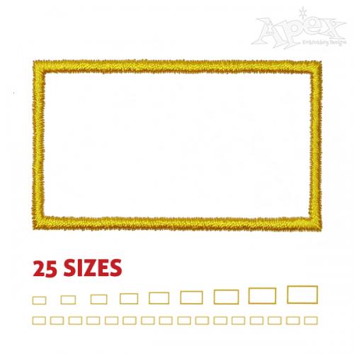 Rectangle Embroidery Design