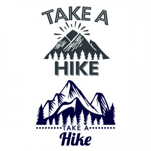 Take a Hike SVG Cuttable Design