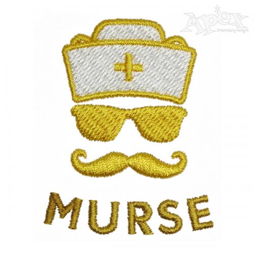 Murse Embroidery Design