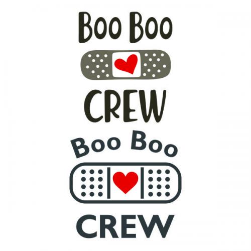 Boo Boo Crew School Nurse SVG Cuttable Design