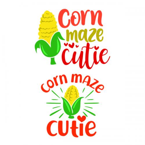 Corn Maze Cutie SVG Cuttable Design