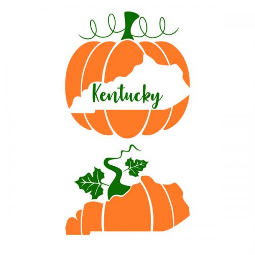 Kentucky Pumpkin SVG Cuttable Design