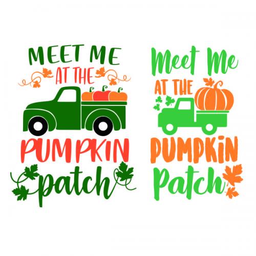 Meet Me at the Pumpkin Patch SVG Cuttable Design