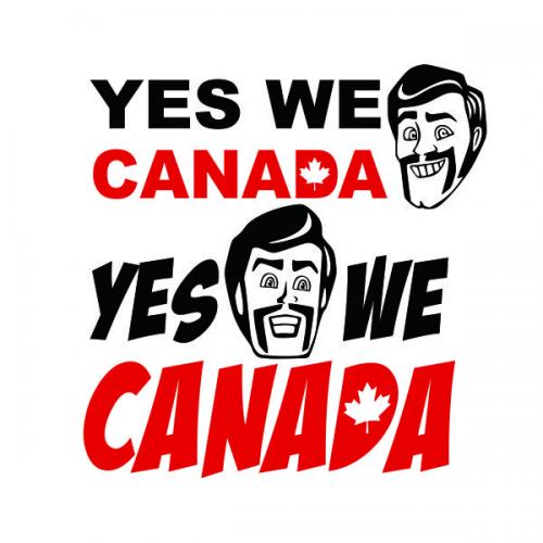 Yes We Canada SVG Cuttable Design