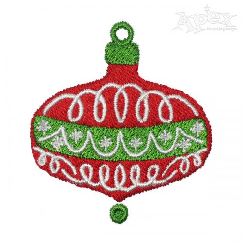 Christmas Decor Ornament Embroidery Design