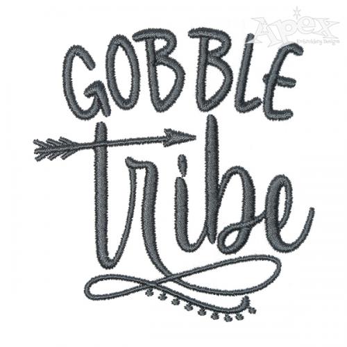 Gobble Tribe Embroidery Design
