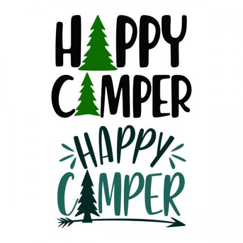 Happy Camper SVG Cuttable Design