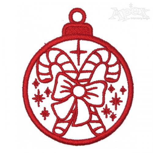 Christmas Ornament Decor Embroidery Design