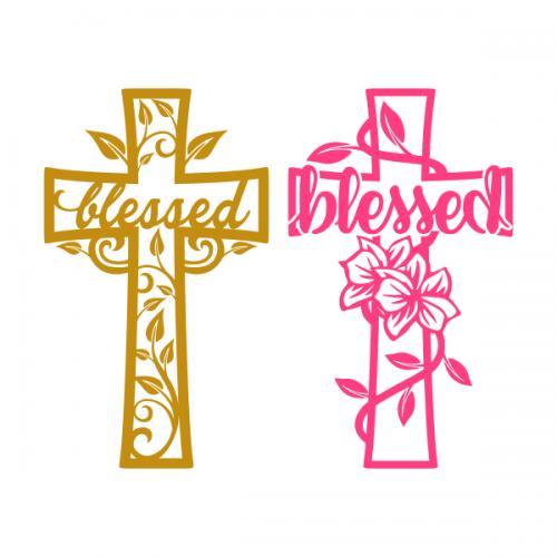 Blessed Cross SVG Cuttable Design