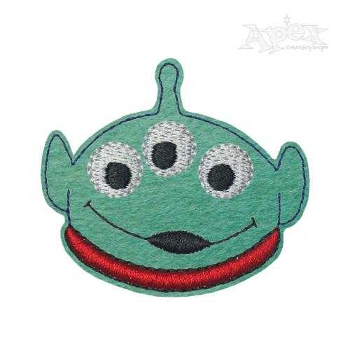 Toy Story Alien Feltie Embroidery Design