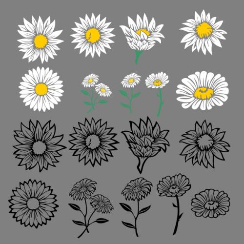 Daisy Flowers Cuttable Design
