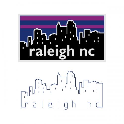 Raleigh NC Skyline Cuttable Design Apex Embroidery Designs, Monogram Fonts & Alphabets