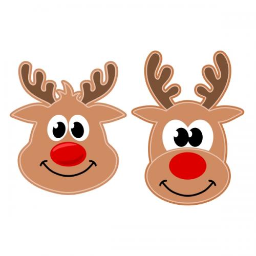 Christmas Reindeer Feltie Cuttable Design