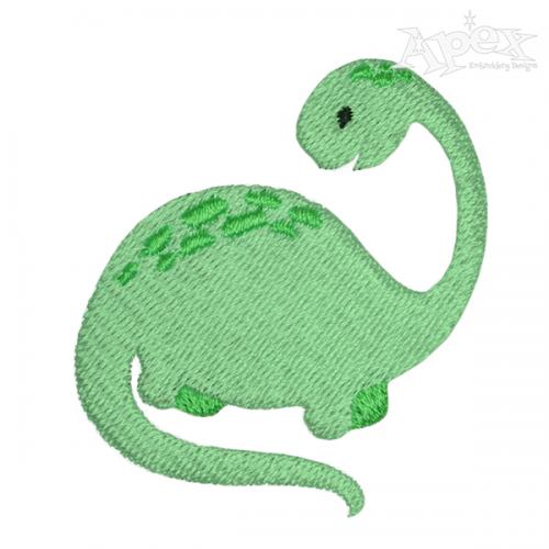Little Dino Embroidery Design