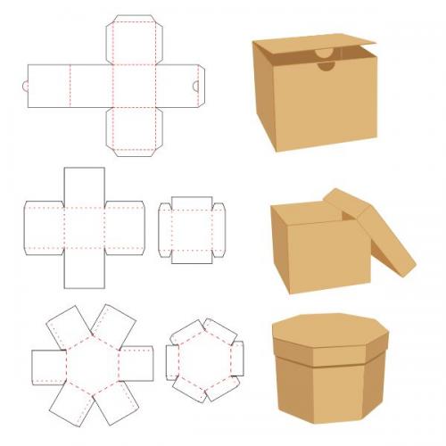 Box Templates SVG Cuttable Design