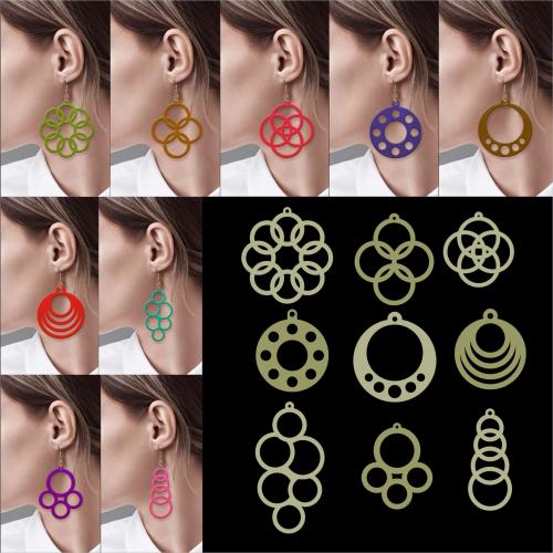 Circle Earrings SVG Cuttable Designs