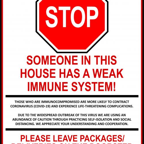 Weak Immune System Sign SVG Cuttable Design